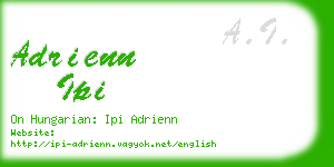 adrienn ipi business card